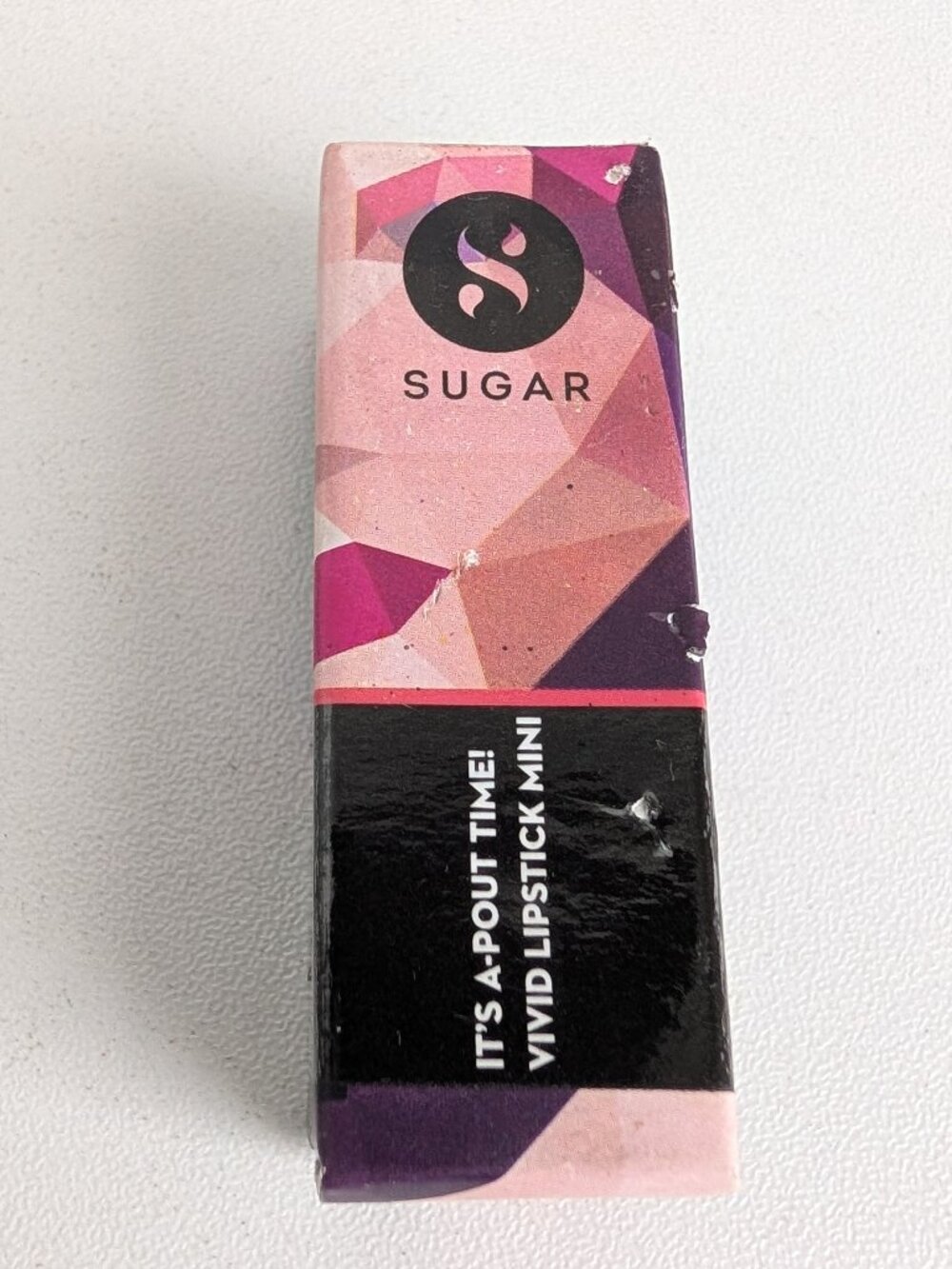 Sugar Its-A-Pout Time Vivid Lipstick Mini Better Call Salmon 09 New with Box